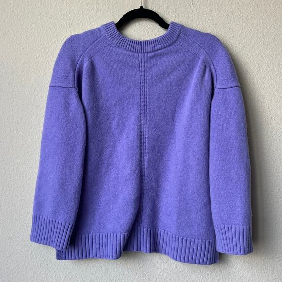 A.L.C. Ayden Wool Cashmere Sweater in Bright Lilac Size M - Picture 3 of 5